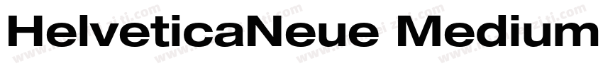 HelveticaNeue MediumEx字体转换